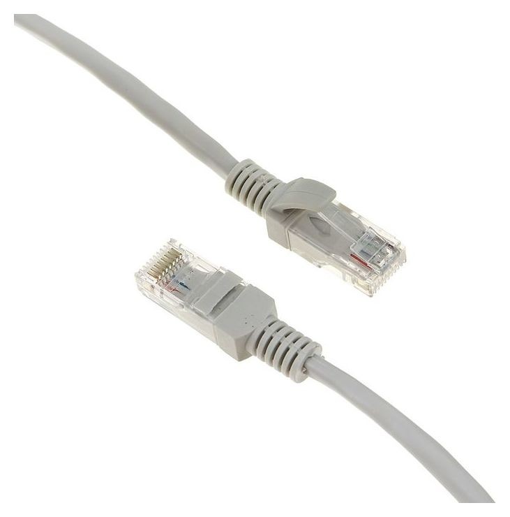 

Патч-корд Gembird Pp12-1m, UTP 5е кат., Rj-45(M)-rj-45(m), 1 м, серый