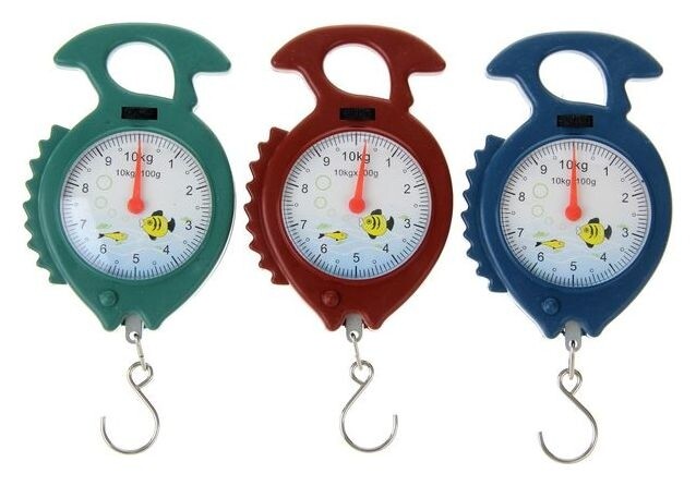 Весы механические безмен Luazon, до 10 кг, пластик  LuazON Home