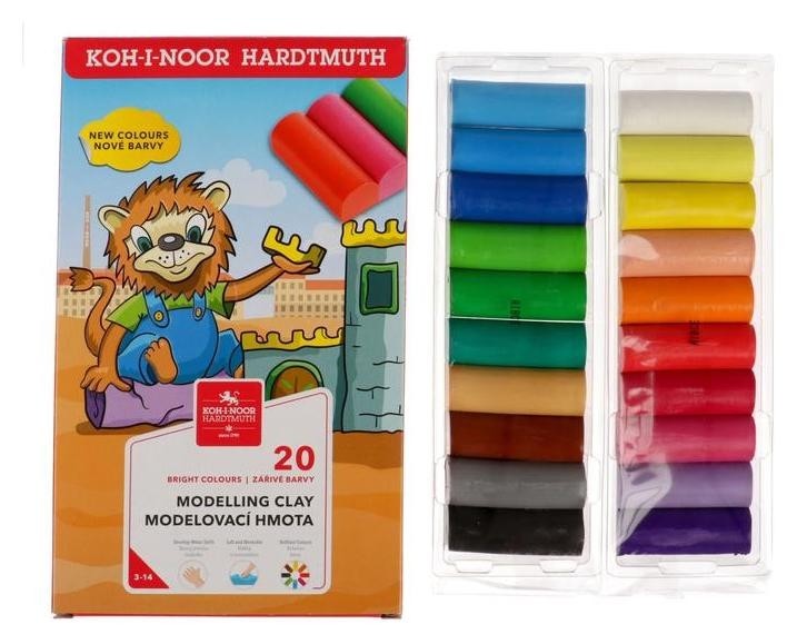 

Пластилин 20цв Koh-i-noor 01315s2001ks