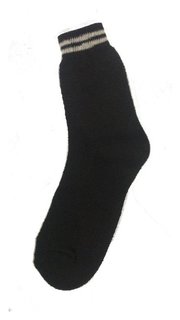 Носки мужские махровые экозим цвет чёрный, размер 25 Сибирь