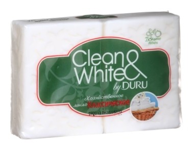 

Мыло хозяйственное универсальное Clean&White