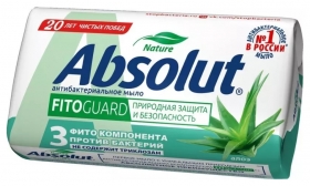 Мыло туалетное FitoGuard антибактериальное Алоэ  Absolut