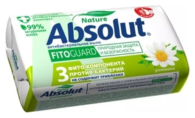 Мыло туалетное FitoGuard антибактериальное Ромашка  Absolut