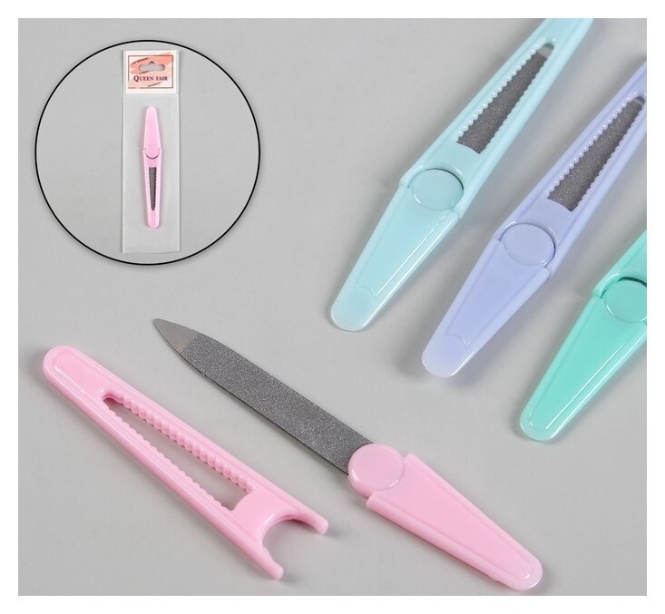 Пилка металлическая для ногтей, с колпачком, 10,5 см отзывы