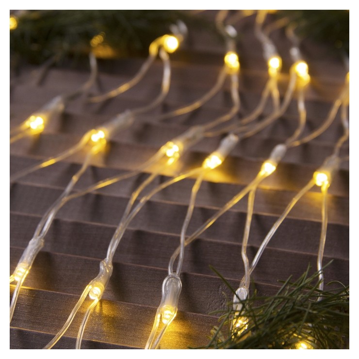 

Гирлянда "Сеть" 2 х 1.5 м, Ip44, умс, прозрачная нить, 192 Led, свечение тёплое белое, 220 В