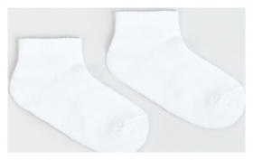 Носки детские, цвет белый, р-р 14-16 Борисоглебский трикотаж
