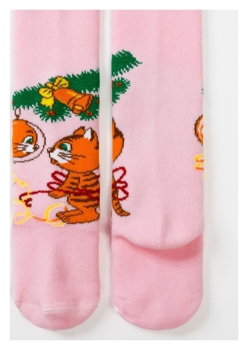 

Колготки детские махровые, цвет светло-розовый, рост 86-92 см