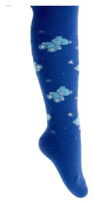 Колготки детские махровые цвет васильковый рост 86-92 355₽