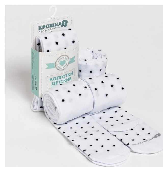 

Колготки крошка Я "Кошечка", белый, рост 74-80 см