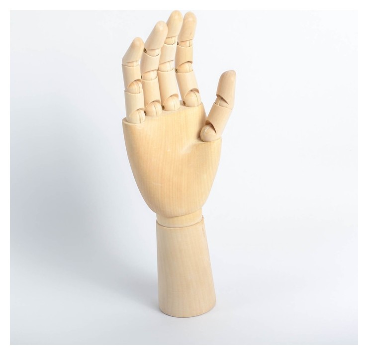 Модель деревянная художественная манекен «Рука мужская правая» 31 см