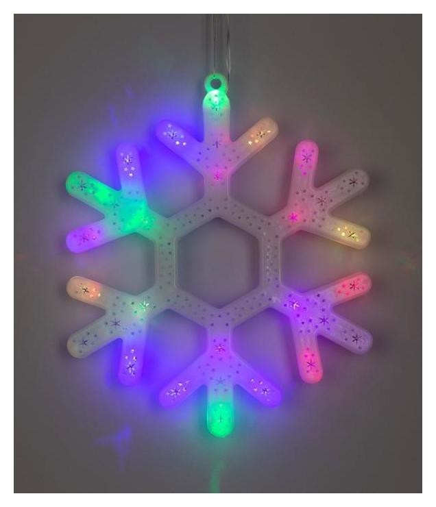 

Фигура "Снежинка" 30х30 см, пластик, 20 Led, 240v Rg/rb