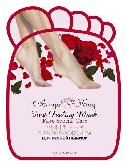 Пилинг-носочки Angel Key с экстрактом розы Angel Key