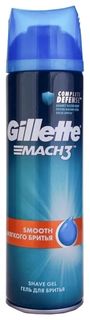 Гель для гладкого бритья Mach 3 Close & Smooth Gillette