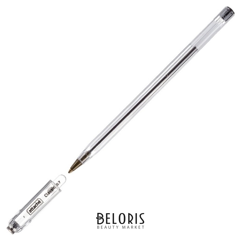 Ручка шариковая Attache Classic 0,7мм черный ст. Attache