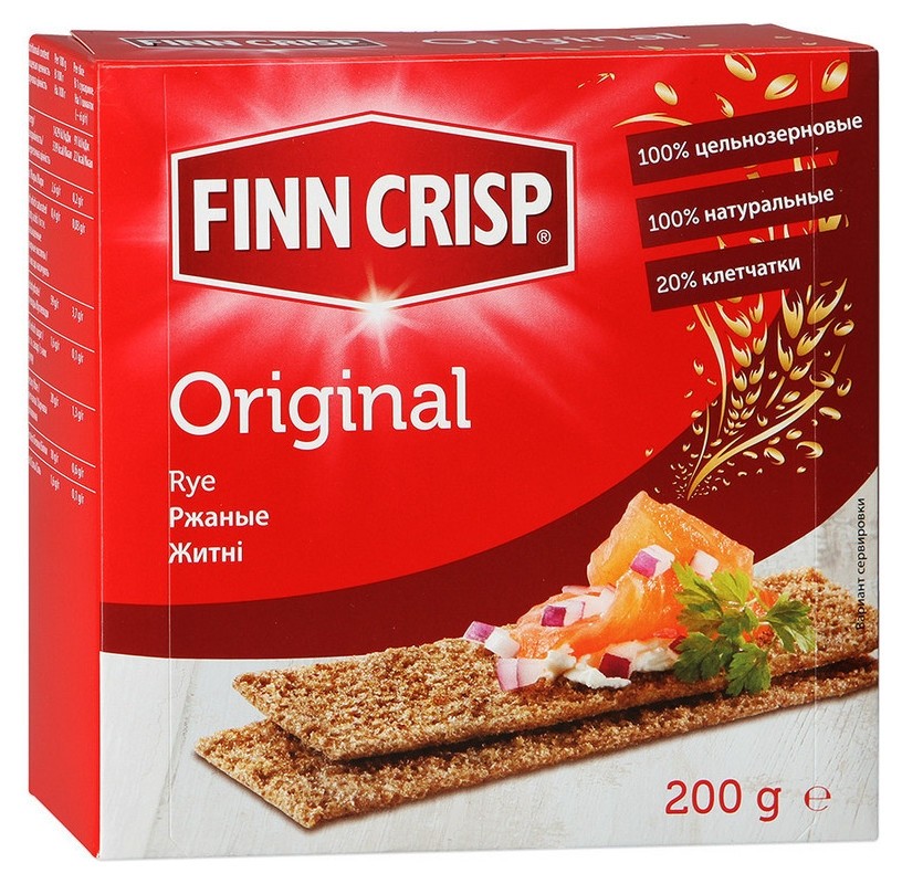 

Хлебцы Finn Crisp Original Taste ржаные 200 г