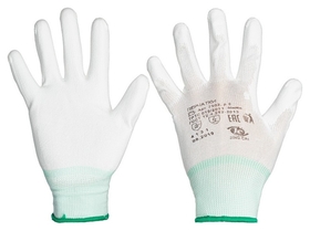 Перчатки защитные нейлоновые с полиуретановым покрытием размер 8 