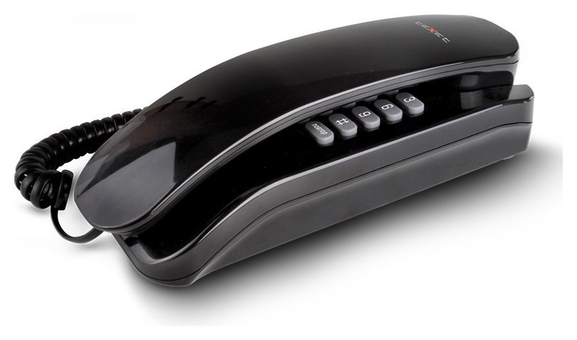 Телефон проводной Texet Tx-215 черный teXet