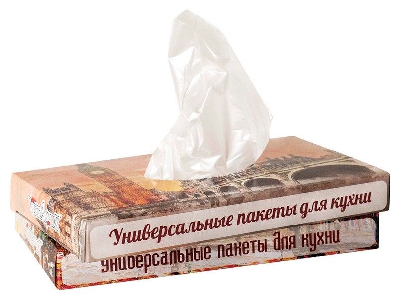 

Пакет фасовочный для продуктов в боксе 24х37см 16 мкм, 100шт/уп, Прозрачный