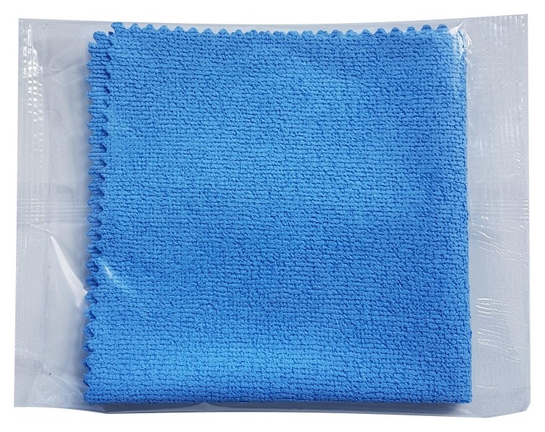 Салфетки хозяйственные микрофибра с ППУ покрытием 30х30см синяя