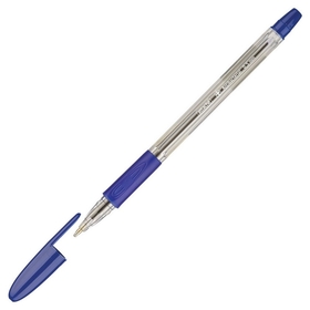 Ручка шариковая Attache Antibacterial А03 масляная, манж, 0,5 мм, синяя Attache