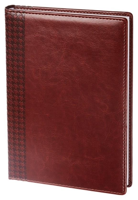 

Ежедневник недатированный корич, тв.пер, 140х200, 160л, Lozanna Az052/brown