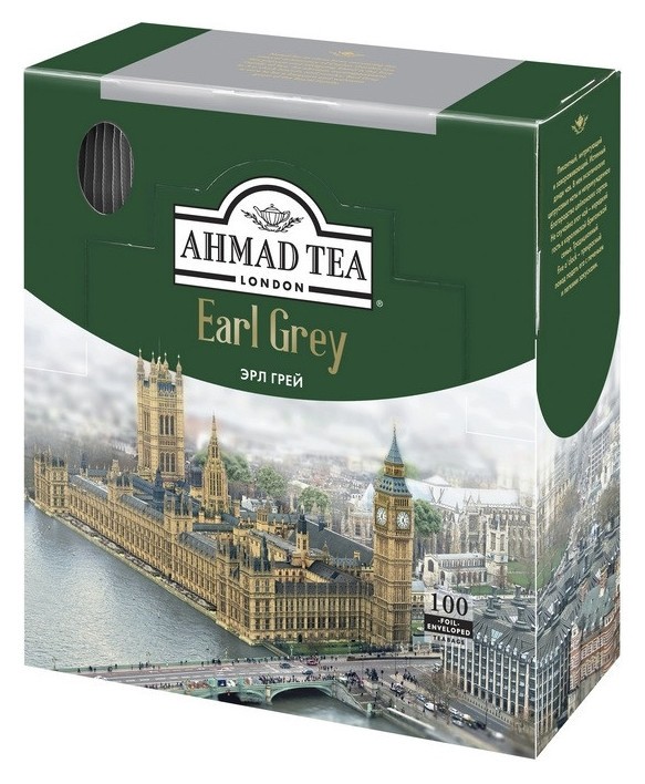 

Чай Ahmad Earl Grey черн.бергам100пак/уп60864