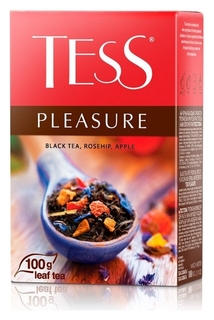 Чай Tess Pleasure листовой черный с добавками,100г 0588-15 Tess