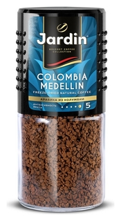 Кофе Jardin Colombia Medelin сублимированный ,95г стек.бан. Jardin