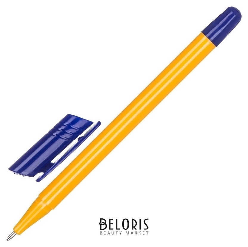 Ручка шариковая Attache Economy Trinity неавт..оранж.корпус. синяя. 0.5мм Attache