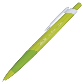 Ручка шариковая Attache Sun Flower,зеленый корпус,цвет чернил-синий Attache