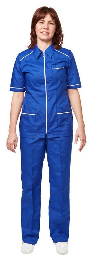 

Костюм для горничных и уборщиц женский у13-кбр василек (Р.)р.170-176, Васильковый