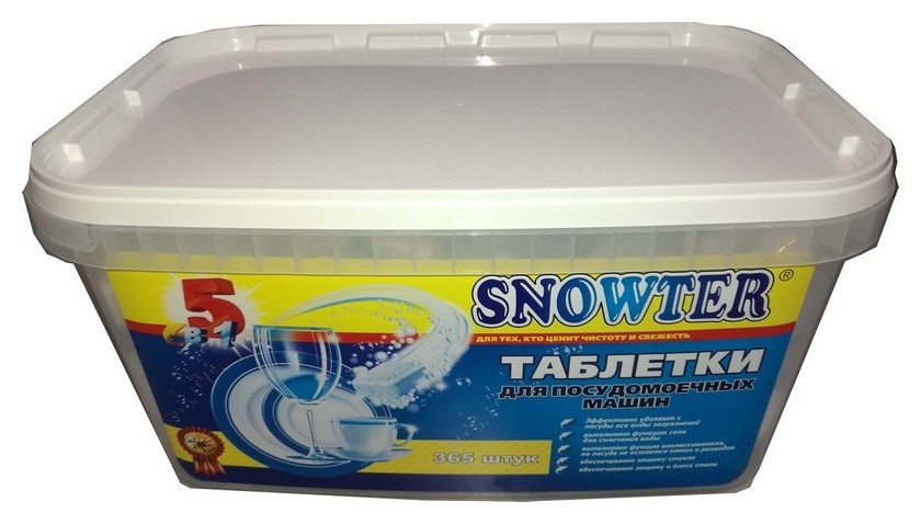 

Таблетки для посудомоечных машин Snowter 365 шт/уп
