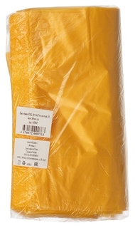 Пакет-майка пнд, 30+14x57см, желтый, 18 мкм, 100 шт./уп 