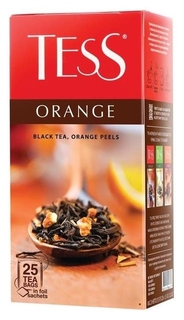 Чай Tess оранж черный, 25пак 0647-10 Tess