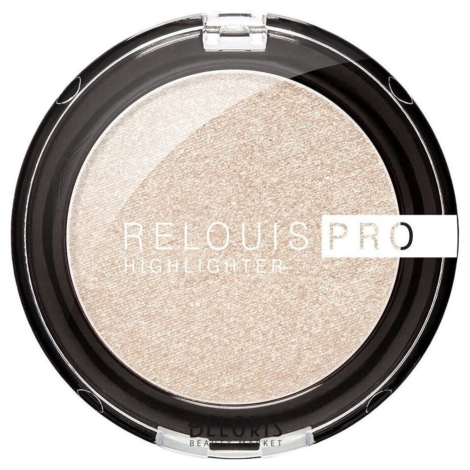 Хайлайтер для лица компактный Highlighter Pro Relouis Pro