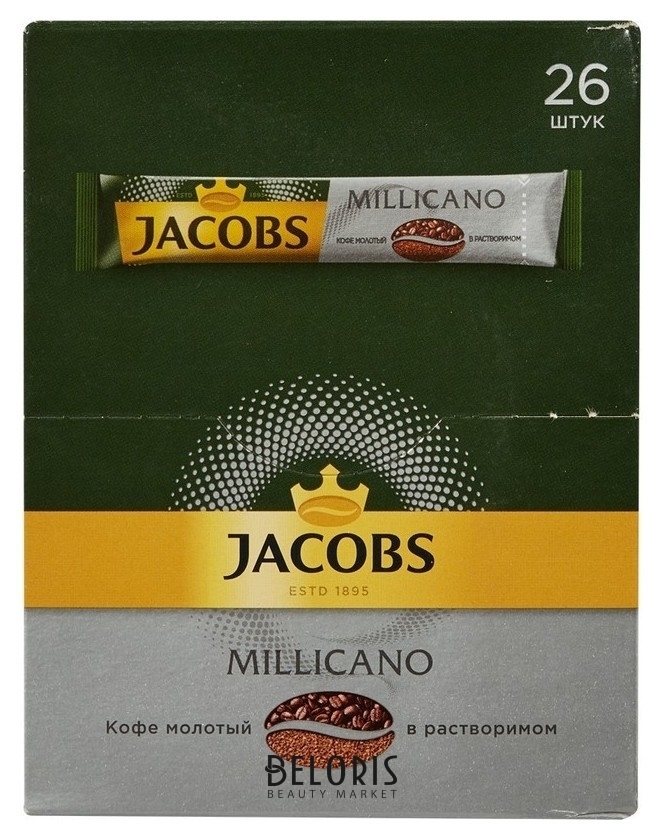 Кофе Jacobs Millicano растворимый 26штx1,8г Jacobs