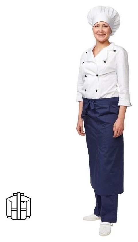 

Куртка поварская универс. у14-ку белая (Р.) р.158-164, Белый