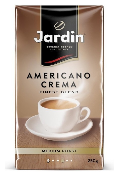 

Кофе Jardin Americano Crema молотый,250г, 0556-12