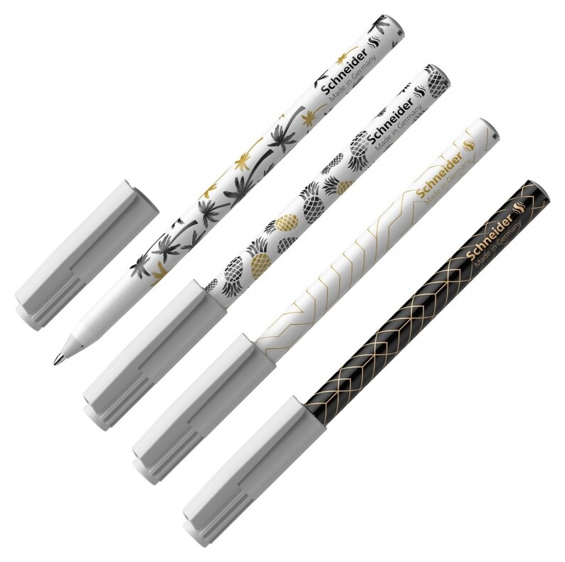 Ручка шариковая Schneider Tops 505 F Light Tropical, корп.ассор,син 151500  Schneider