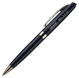 Ручка шариковая Attache Boss,черный корпус,цвет чернил-черный Attache