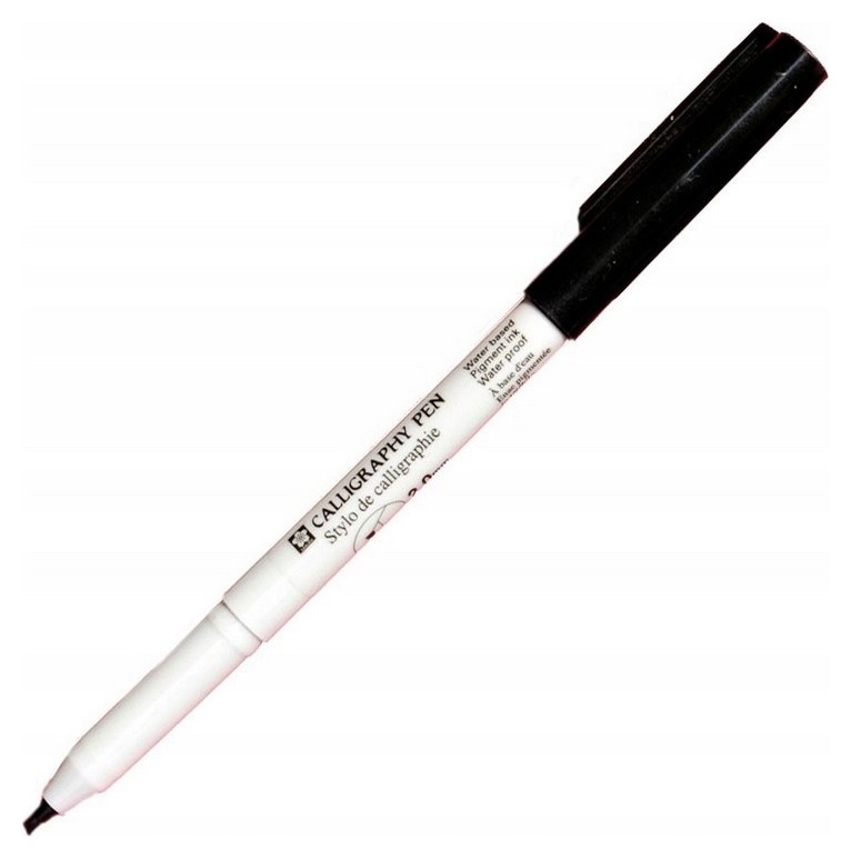

Ручка капиллярная Sakura Calligraphy Pen Black 3мм, Xcmkn30#49