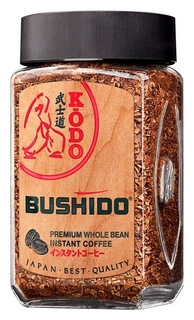 Кофе Bushido Kodo растворимый,95г стекло Bushido