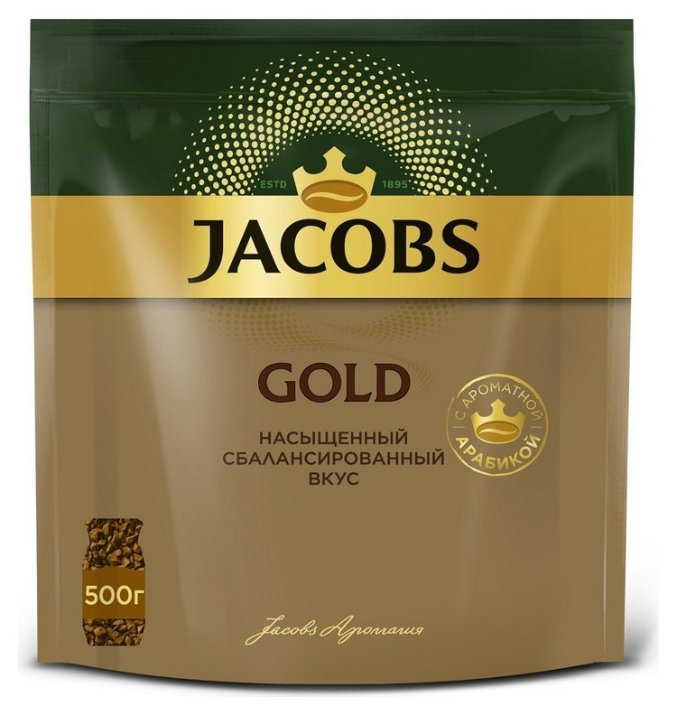 

Кофе Jacobs Gold раств.субл. 500г пакет
