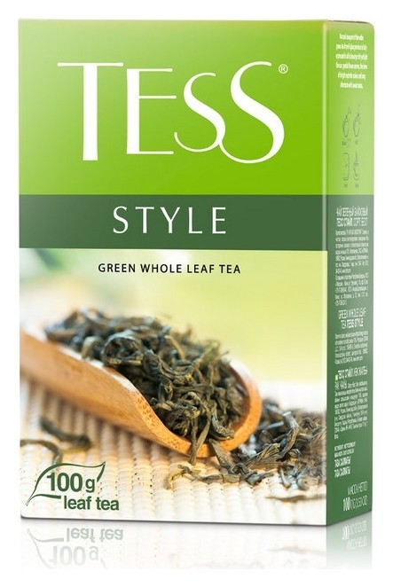 

Чай Tess Style листовой зеленый,100г 0589-14