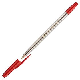 Ручка шариковая Attache Corvet красная, 0,7мм Attache