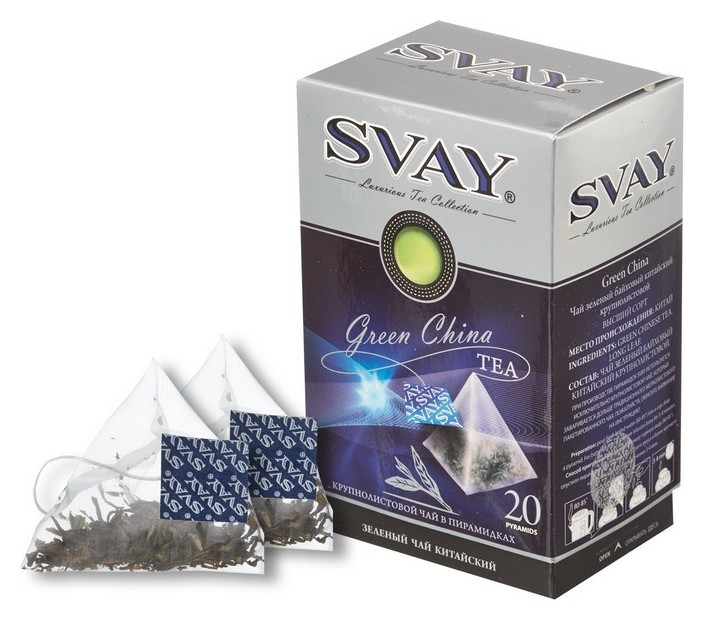 

Чай Svay Green China зеленый, 20пак.