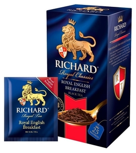 Чай Richard Royal English Breakfast черн. 25x2г сашет 13952 Richard