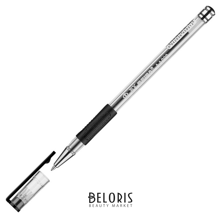 Ручка шариковая Beifa аа999 0,5мм черный с рез.манж.китай Beifa