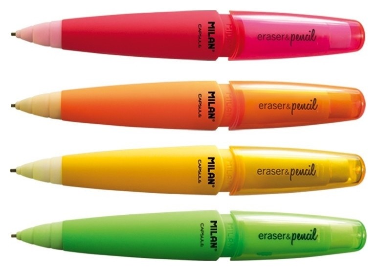 

Карандаш механический Milan Capsule Fluo, 1,3мм, 2B, корп.в асс., 18504920