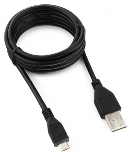 Кабель USB 2.0 - Micro Usb, м/м, 1.8 м, Cablexpert, чер, Ccp-musb2-ambm-6 Cablexpert